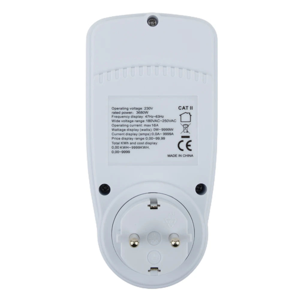 Solar Accessories Electric Meter Garden Home 150*75*35mm 230V-250V Fully Functional Metal Brand New High Quality Oasis Select China Mainland