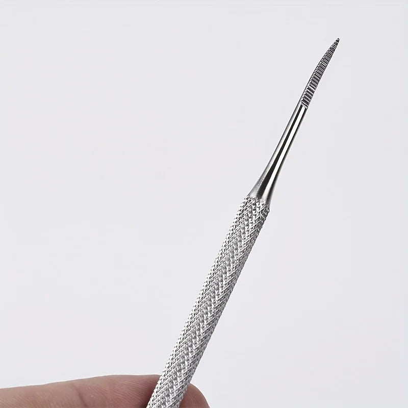 Stainless Steel Nail File & Multifunctional Nail Art Pen Tool Nail File Tool Oasis Select
