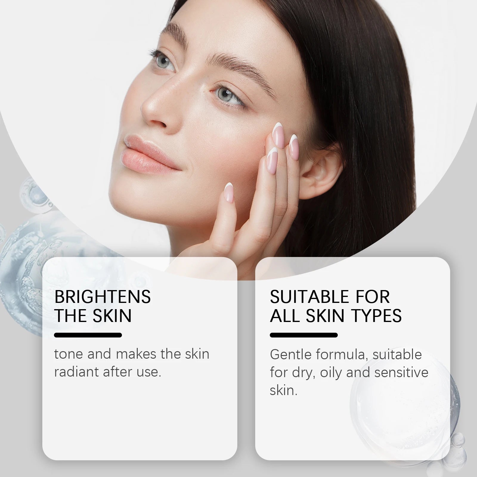 Rice Exfoliating Essence Dead Skin Removal Oil Control Brightening Moisturizing Nourishing Improve Roughness Nicotinamide Serum Oasis Select