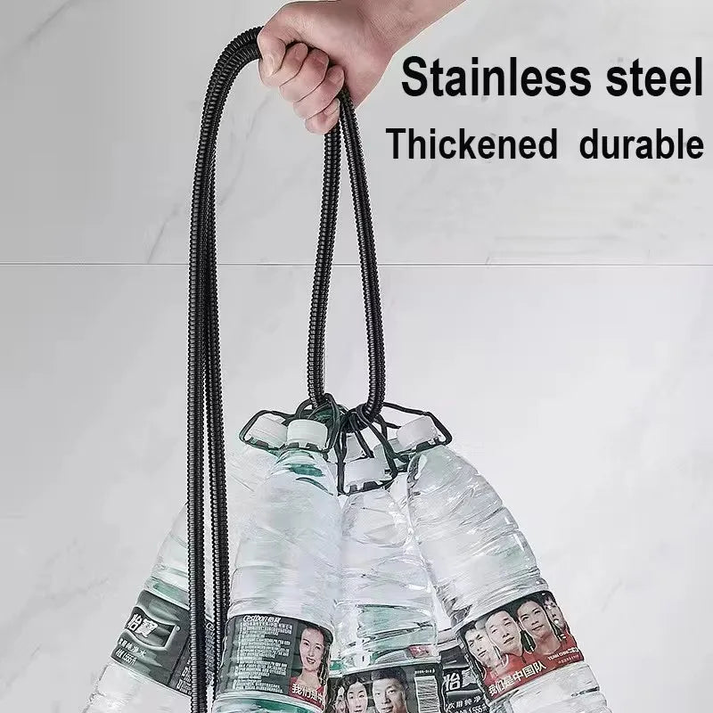 1.5/2/3M Stainless Steel Shower Hose Black/Silver Long Bathroom Shower Water Hose Extension Plumbing Pipe Showerhead Tube Oasis Select