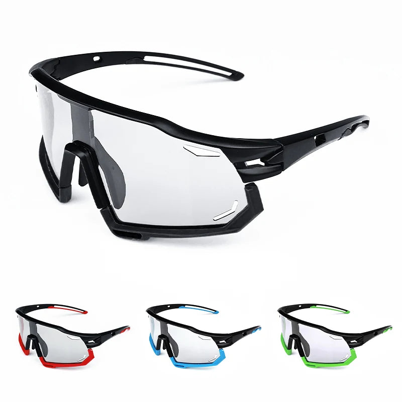 Photochromic Sports Glasses Men's and Women's Polarized Bike Eyewear Mountain MTB Cycling UV400 Sunglasses Bicycle Road Goggles Oasis Select