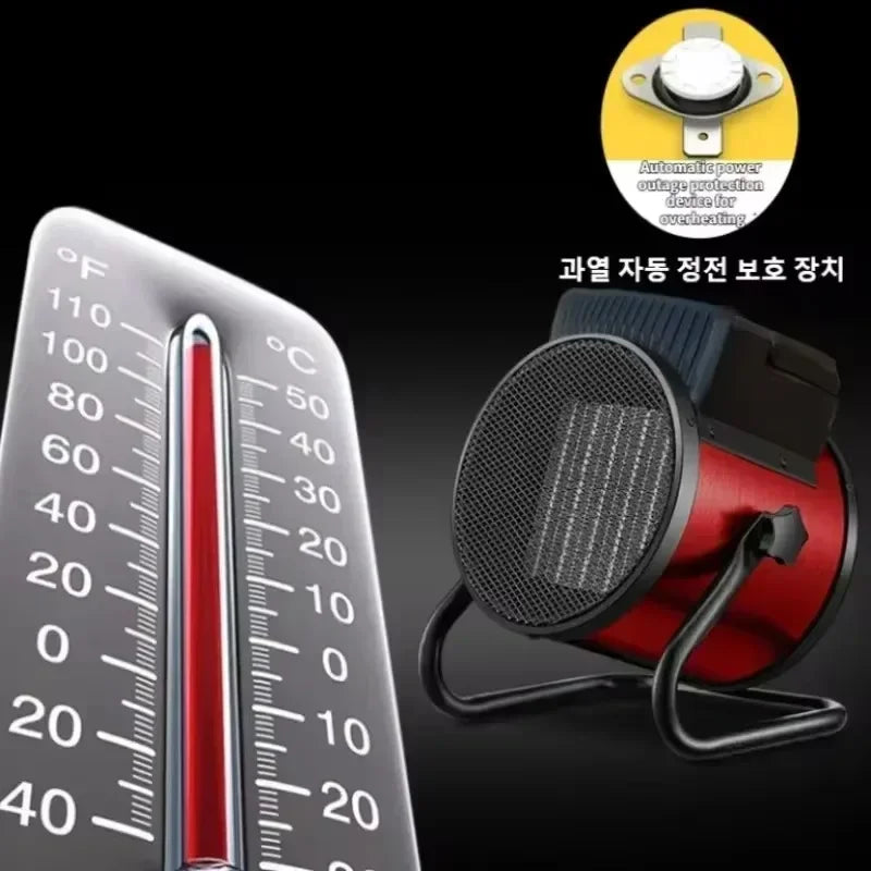 Portable Ceramic Electric Space Heater Thermostat Air Warmer Radiator Room Fast Heat Auto Shut-Off Safety Feature 2000W 3000W Oasis Select
