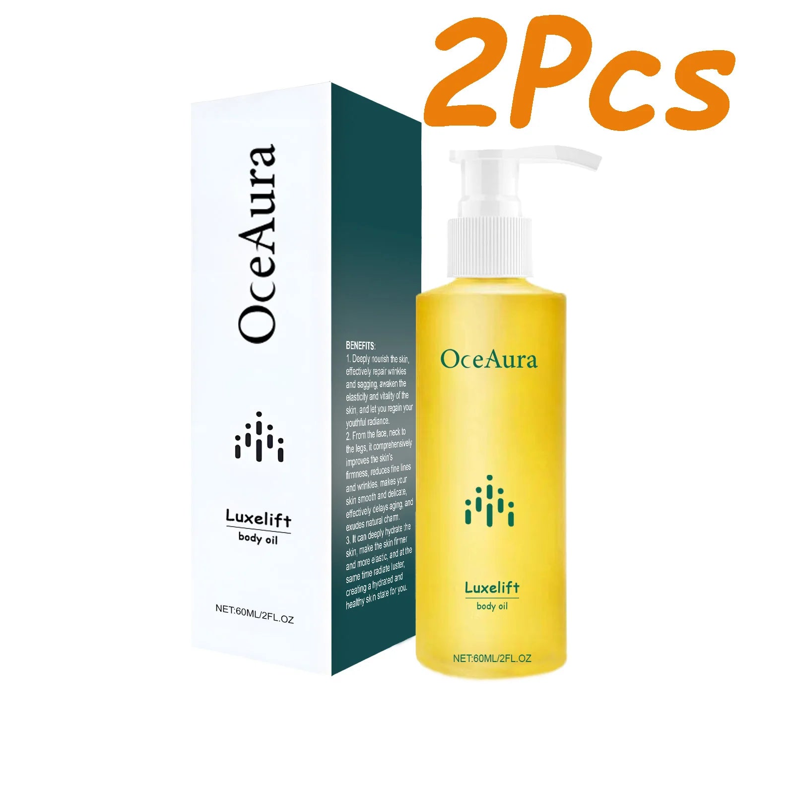 Body Firming Oil Moisturizing Lifting Improve Dry Rough Dullness Smooth Nourishing Brightening Tightening Massage Body Care Oil Oasis Select 2 x 60ml Boxed
