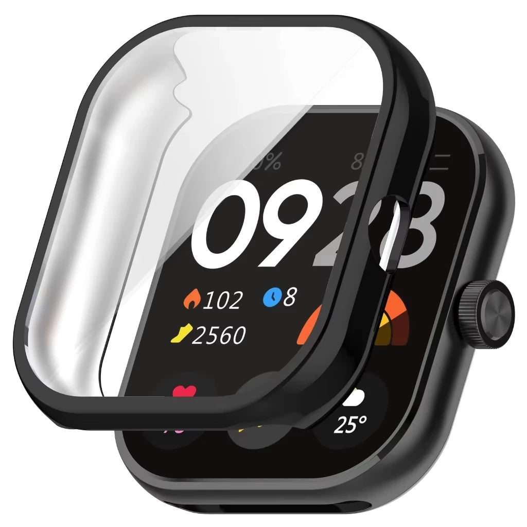 TPU Case for Xiaomi Redmi Watch 4 – Slim Full Bumper Cover Smartwatch Case Oasis Select black