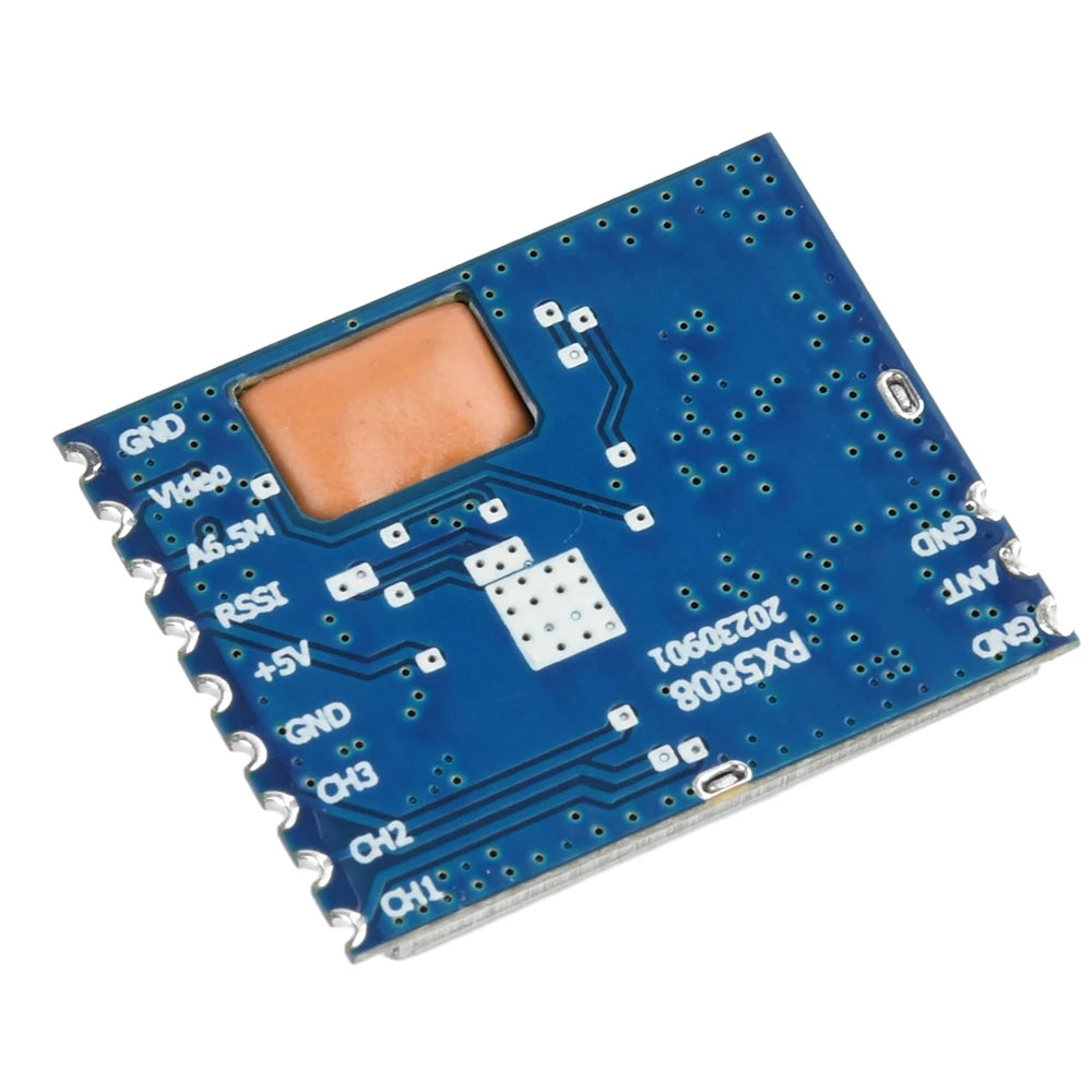 5.8G RX5808 Receiver Module SPI Control Wireless Audio Video Receiving Module 4.8~6.0GHz for FPV Systems RC DIY Electronic Kit Oasis Select