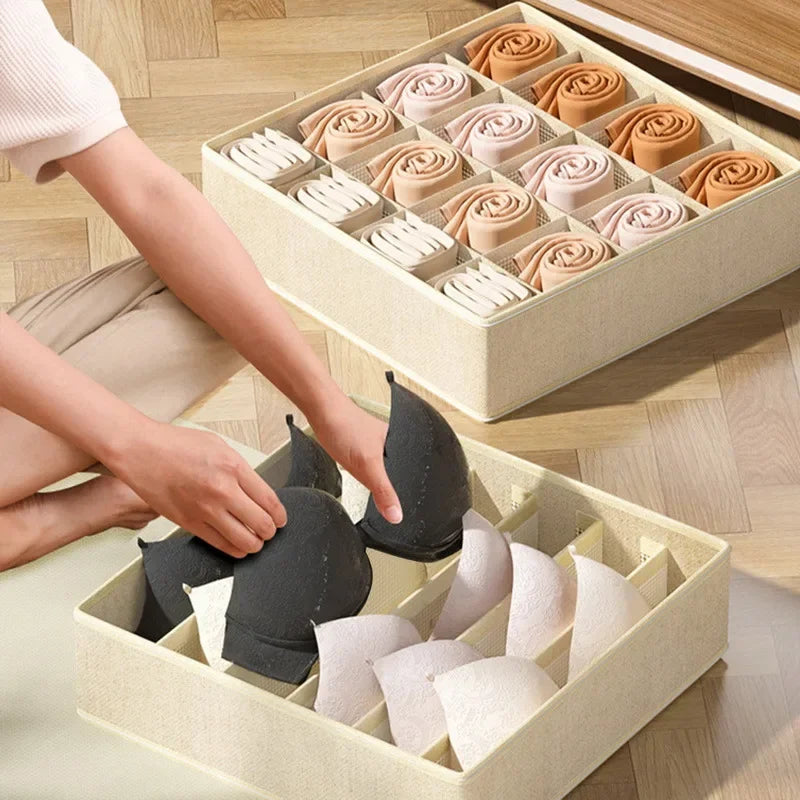Sports Bra Underwear Organizer Storage Box Panties Socks Storage Boxes Wardrobe Clothes Organizer Cabinet Drawers Separator Box Oasis Select