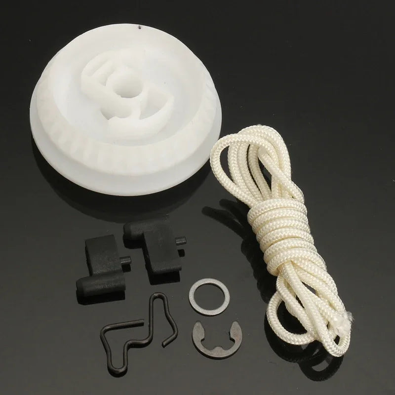 1set Recoil Starter Rope Pulley Pawl For Stihl Chainsaws Replacement Accessories For 021 023 025 MS 210 MS 230 MS 250 Garden Oasis Select