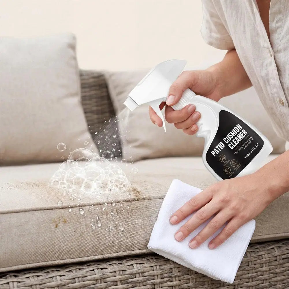 120ml Car Interior Fabric Cleaner Powerful Stain Removal without Damaging Materials for Living Room Sofa Cushion Pillow Textiles Oasis Select