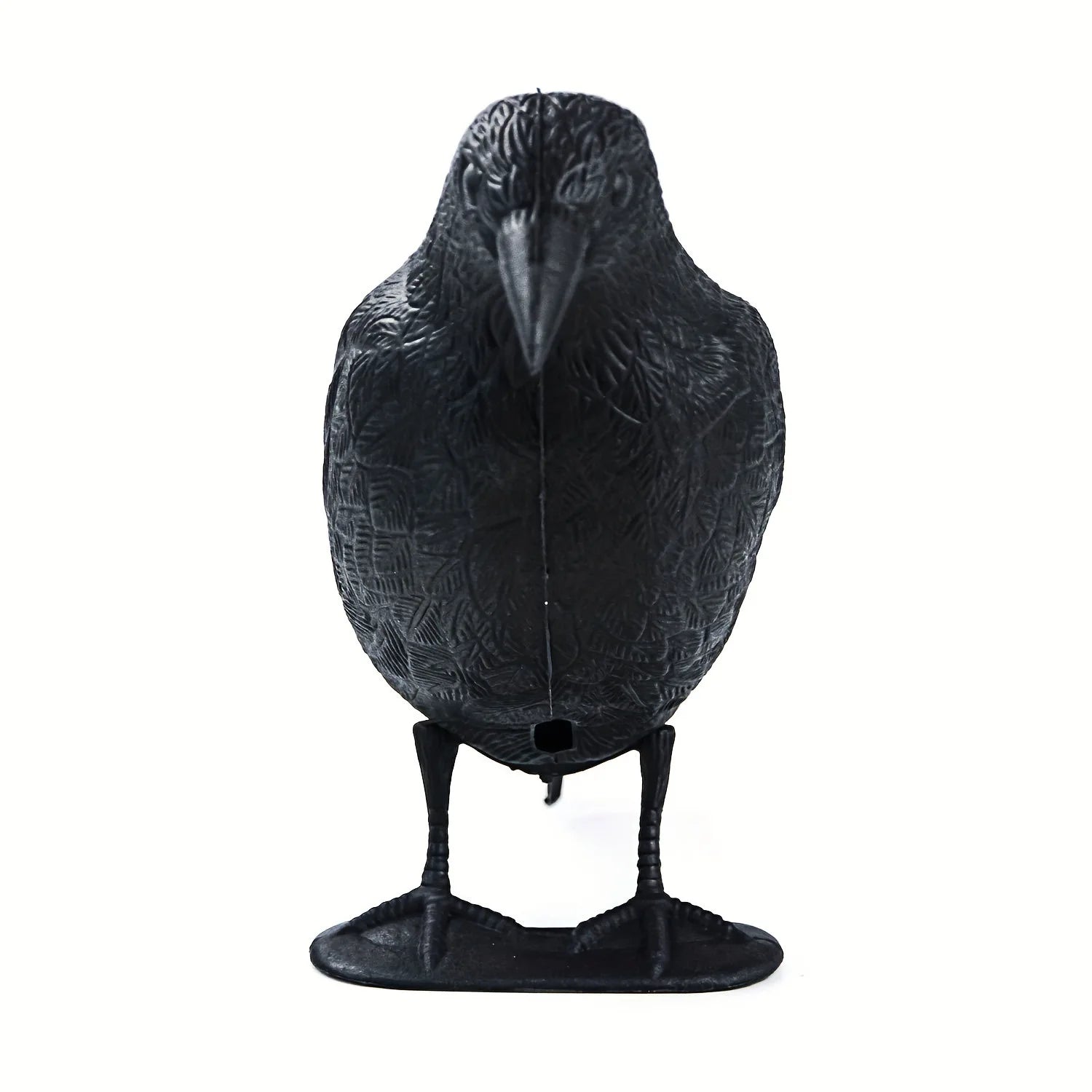 Realistic Crow Decoy Bird Scarer | Pigeon Pest Deterrent