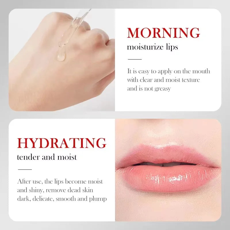 SADOER Lip Plumping Serum Oil – Hyaluronic Acid Moisturizer Lip Plumping Serum Oasis Select