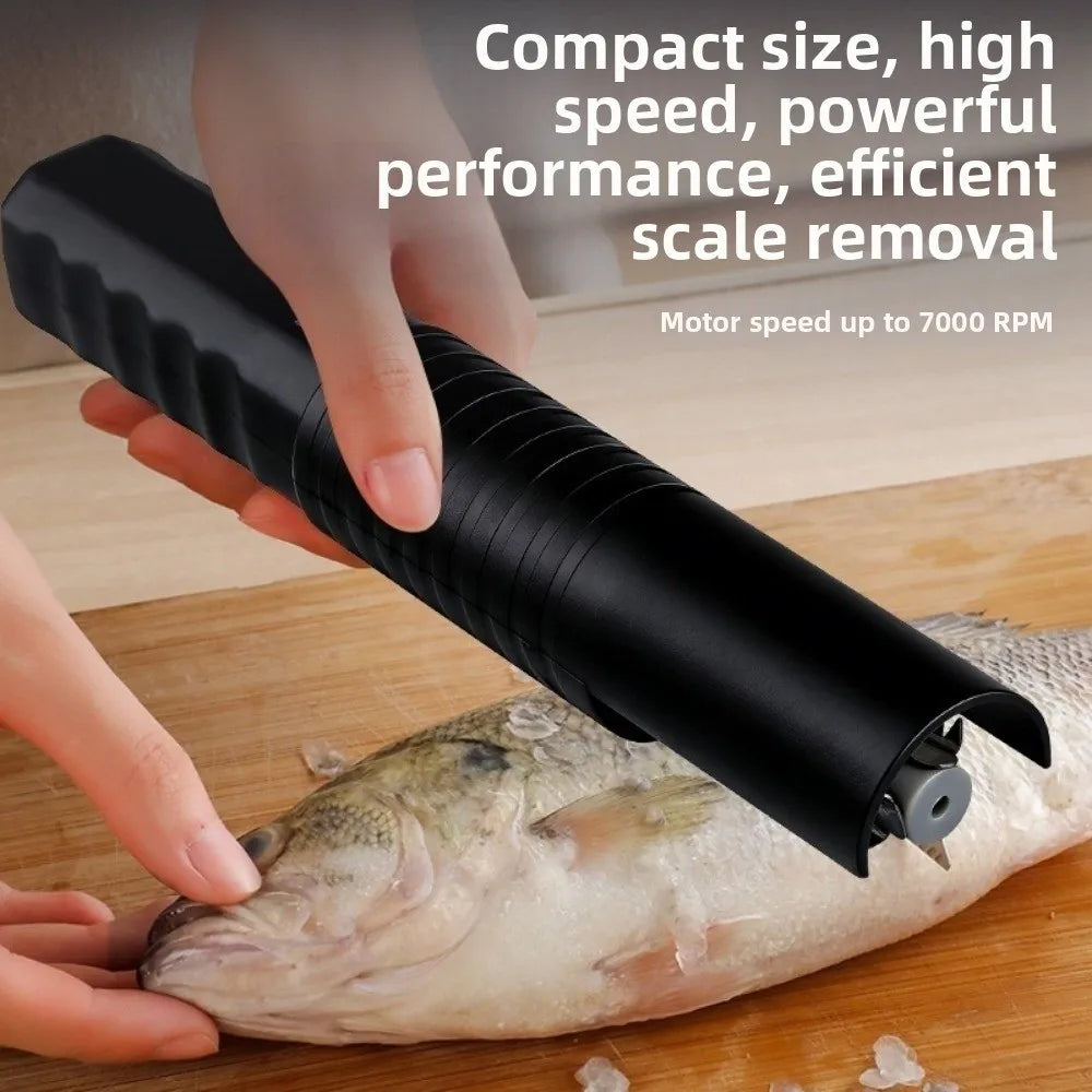 Wireless Electric Fish Scaler – IP7 Waterproof USB Rechargeable