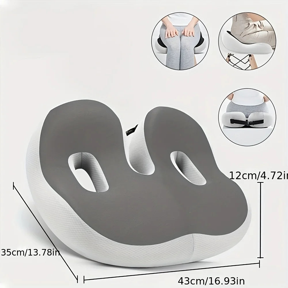 Memory Foam Soft Seat Cushions Comfortable Elastic Support Pillow Car Seat Cushion for Car Office Tea Table Chair Mat Oasis Select