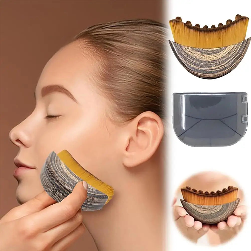 Lymphatic Face Contour Brush – Jawline Sculpting Massager Facial Massage Brush Oasis Select