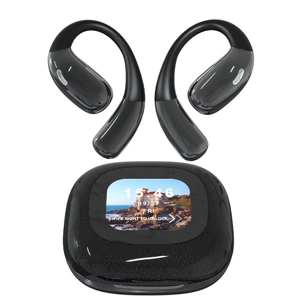 Shunmaii Earhook Wireless Earbuds Bluetooth 5.3 | 30Hr Battery Wireless Sport Earbuds Oasis Select