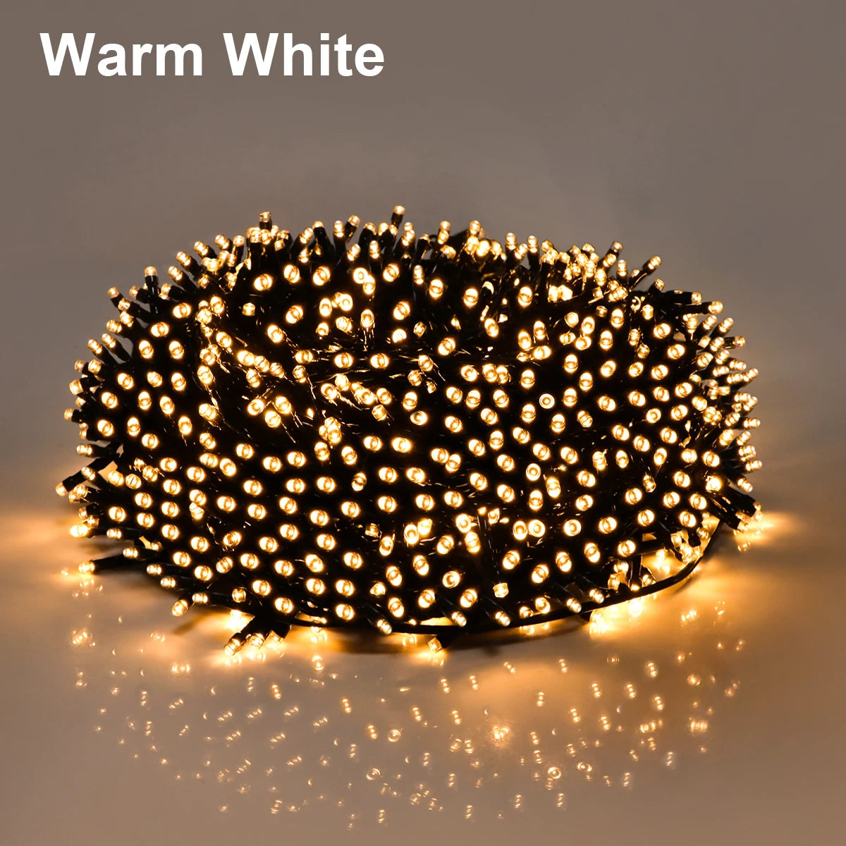 10M-100M Led Light String Street Garland Fairy Light 110V 220V Waterproof Outdoor Garden Party Wedding Christmas Decoration Lamp Oasis Select Warm White EU Plug 100M 1000LEDs