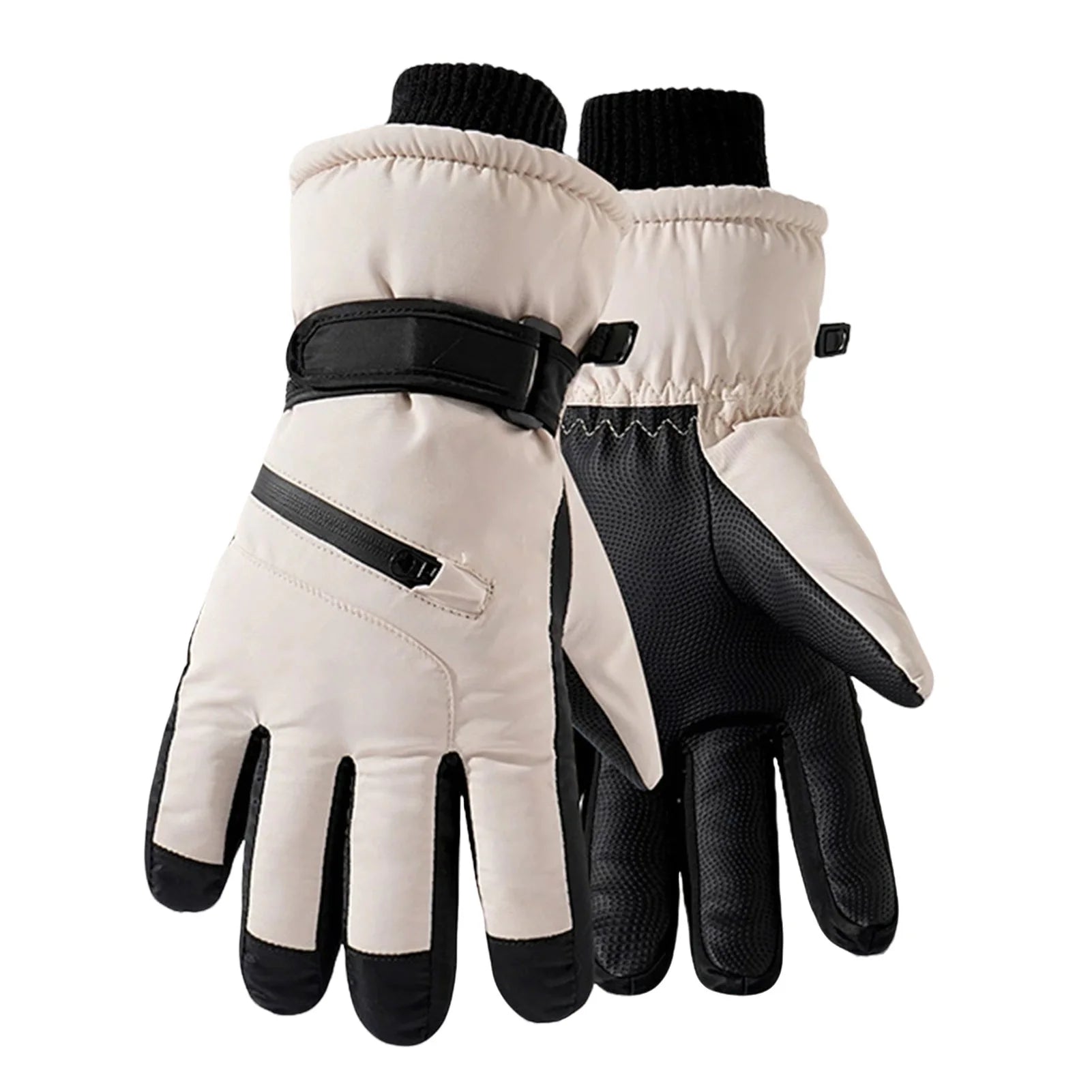 Unisex Thermal Ski Gloves | Fleece-Lined Touchscreen Winter Gloves
