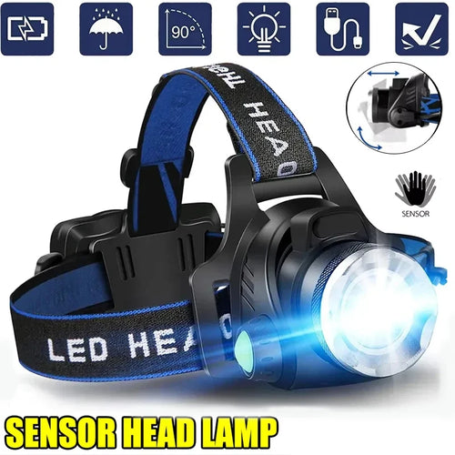 1000LM Zoomable LED Headlamp | Waterproof, 3 Modes, 18650 LED Headlamp Oasis Select