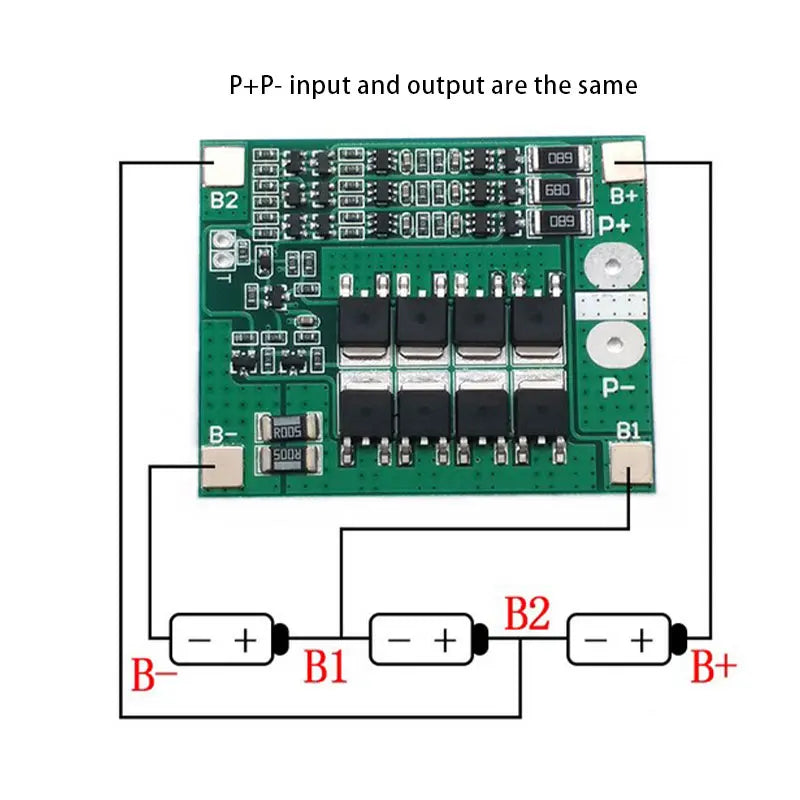 3S 12V 18650 Li ion Battery Protection Board 11.1V 12.6V with Balance 25A Overcharge Overdischarge Overcurrent Oasis Select