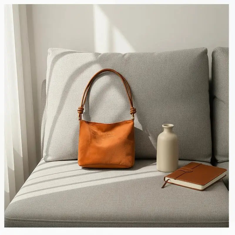 Women's Suede PU Tote Shoulder Bag | Large Capacity Letter Pattern