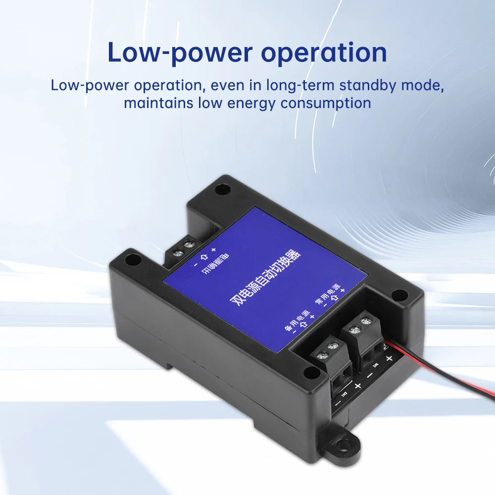 DC 5V-60V 2 Way Power Automatic Switch 8A Dual Power Supply 2 In 1 Out Power Failure Transfer Switch Board Module Oasis Select