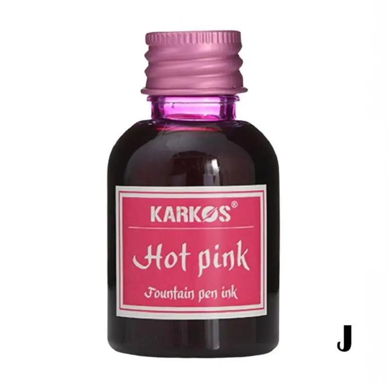 30ml Fountain Pen Ink – Non-Clogging, Water-Soluble, 10 Colors