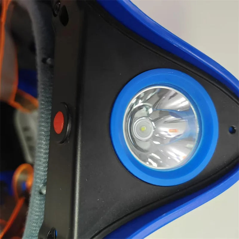 SHINEKNOT IP68 Mining Helmet Lamp | 50W LED USB Headlamp