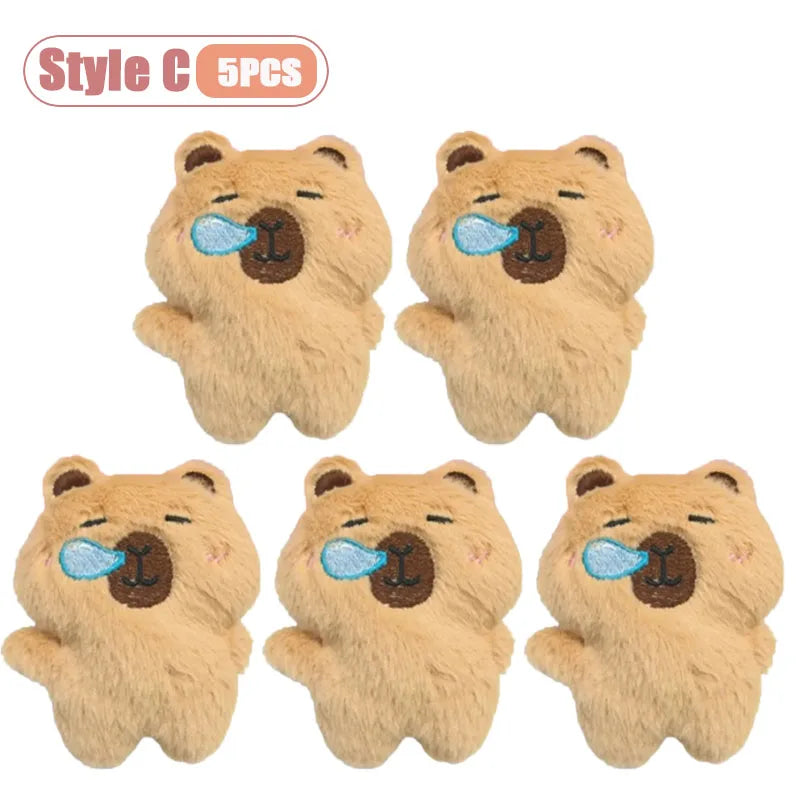 Capybara Plush Keychain – Squeaky Cute Bag Charm | 1–10 PCS