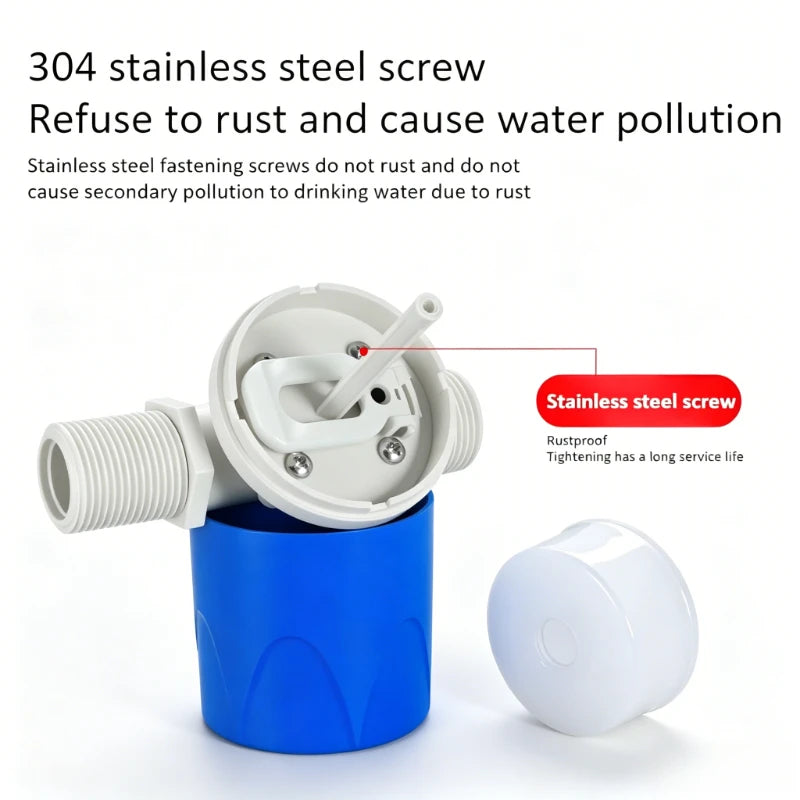 4 6 Points 1 Inch Fully Auto Float Valve Automatic Water Level Regulator Water Stop Refill Controller for Plumbing Oasis Select