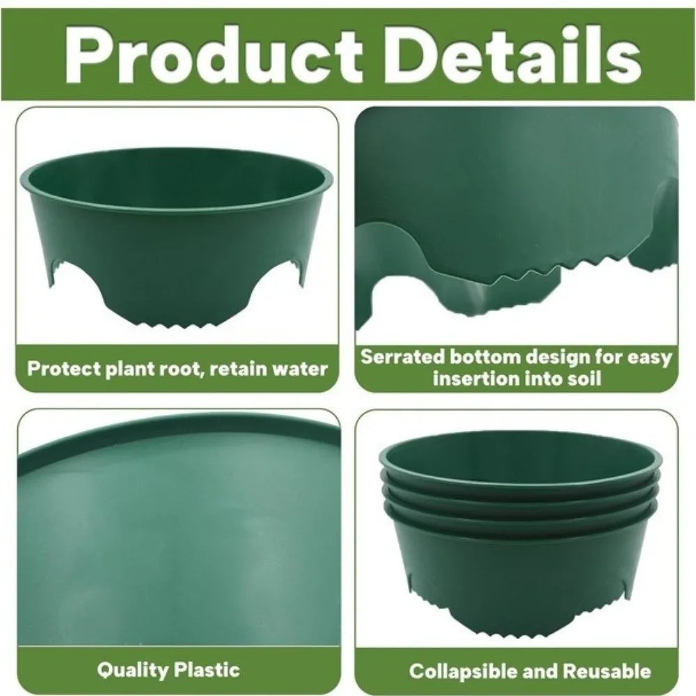 Deep Root Watering Rings for Garden Plants – 2 Pack