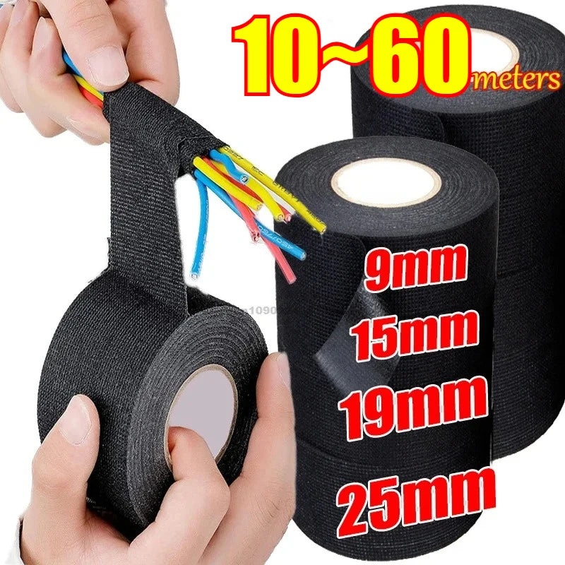 Automotive Cloth Tape Electrical Insulating Fabric Tapes Heat Resistance Thermal Car Tape Waterproof Soundproof Wires Tape Oasis Select
