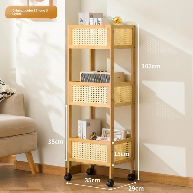 Shelf removable trolley side office under table book storage cabinet student schoolbag placement artifact Oasis Select Primary-Small