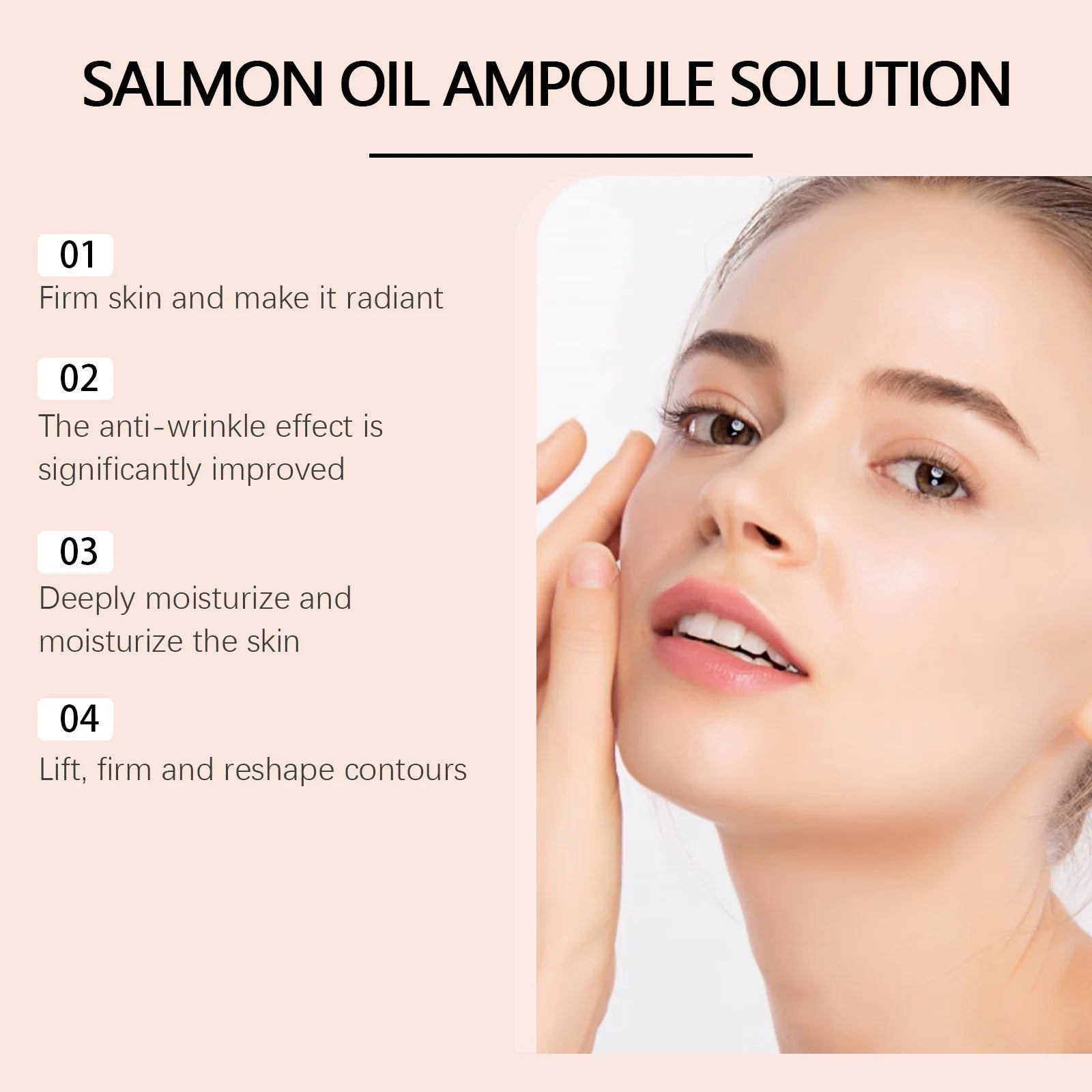 EELHOE Salmon Oil Face Serum – Hyaluronic Acid & Pore Minimizer Face Serum Oasis Select
