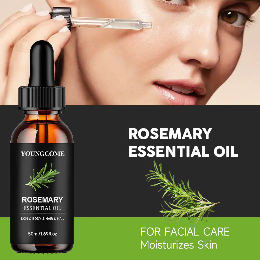 Rosemary Essential Oil Scalp Serum – Hair Growth & Anti-Frizz