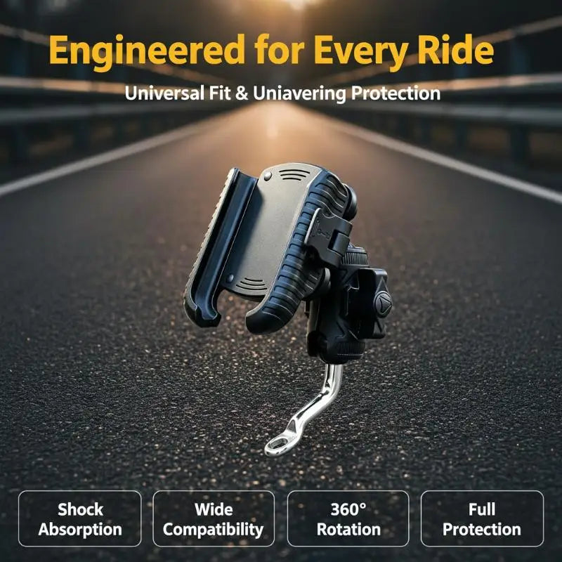 Universal Shockproof Phone Holder For Bike Motorcycle Handlebar Bicycle Mount Bracket For Road Mountain Riding Bike Oasis Select