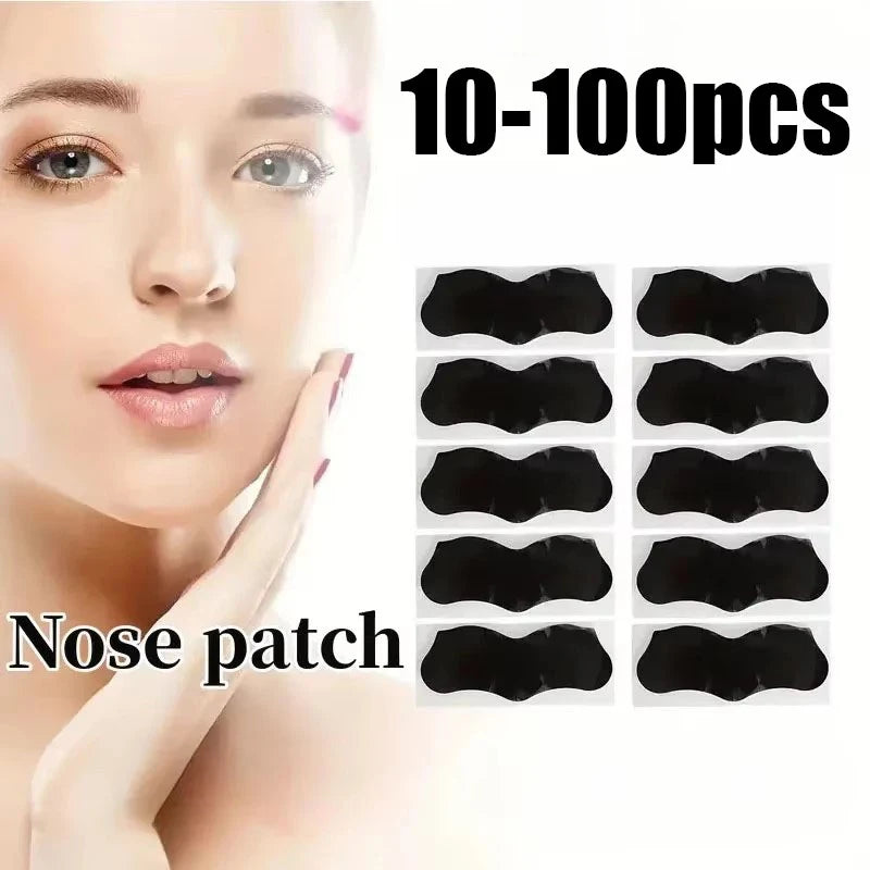 10/40/100pcs Unisex Blackhead Remove Mask Nasal Strips Shrink Cleansing Pore Nose Black Head Remove Sticker Skin Care Mask Patch Oasis Select