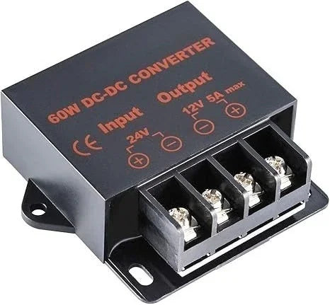 DC 24V Step Down to 12V 10A Conveter Buck Converter Voltage Regulator Transformer IP68 waterproof Aluminium shell With Fuse Oasis Select 24V TO 12V 5A