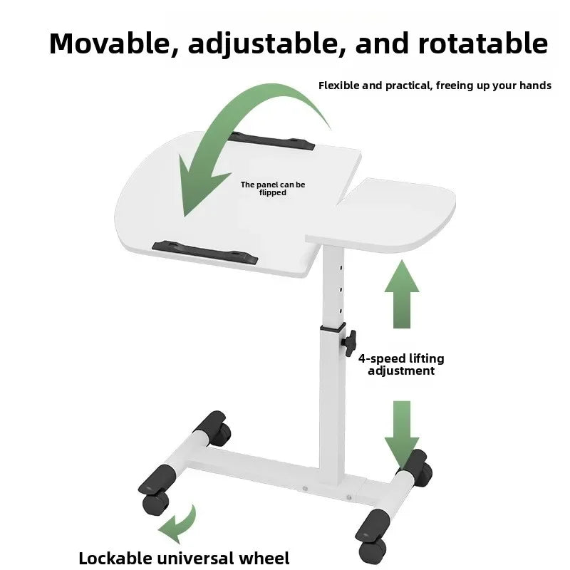 Multi-functional Household Goods Bedside Table Sofa Side Desk Bedroom Removable Lift Lazy Computer Desk Office Small Table Oasis Select