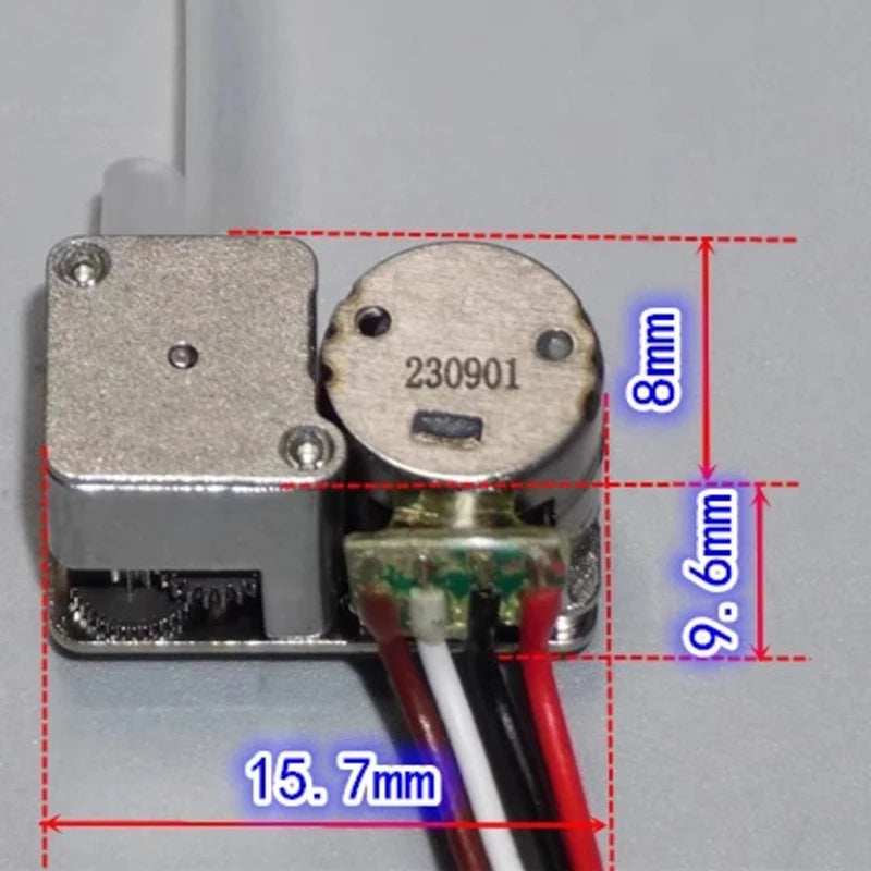 Mini Exact Full Metal Gear 8mm Self-Priming Liquid Stepper Motor Dosing Pump Flow Control Peristaltic Pump Oasis Select