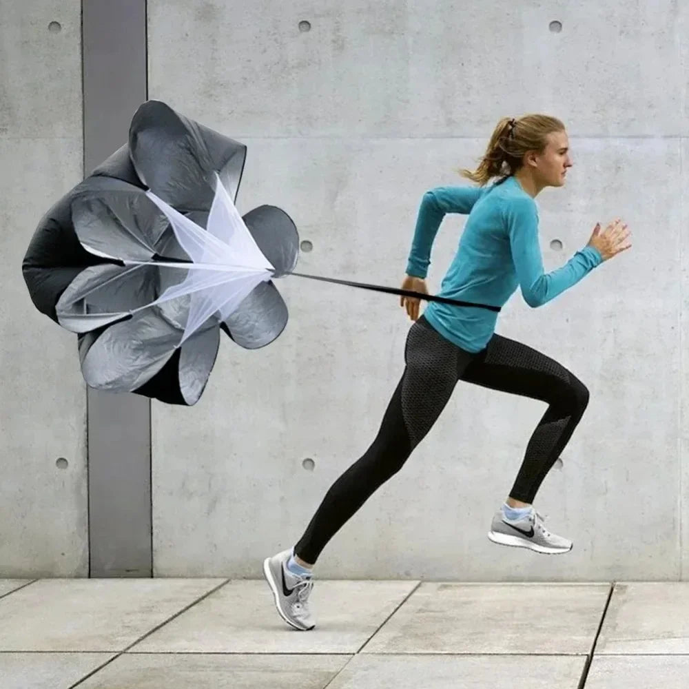 Adjustable Speed Parachute Agility Training Umbrella Football Soccer Resistance Ropes Fitness Running Chute Sport Obstacles Tool Oasis Select