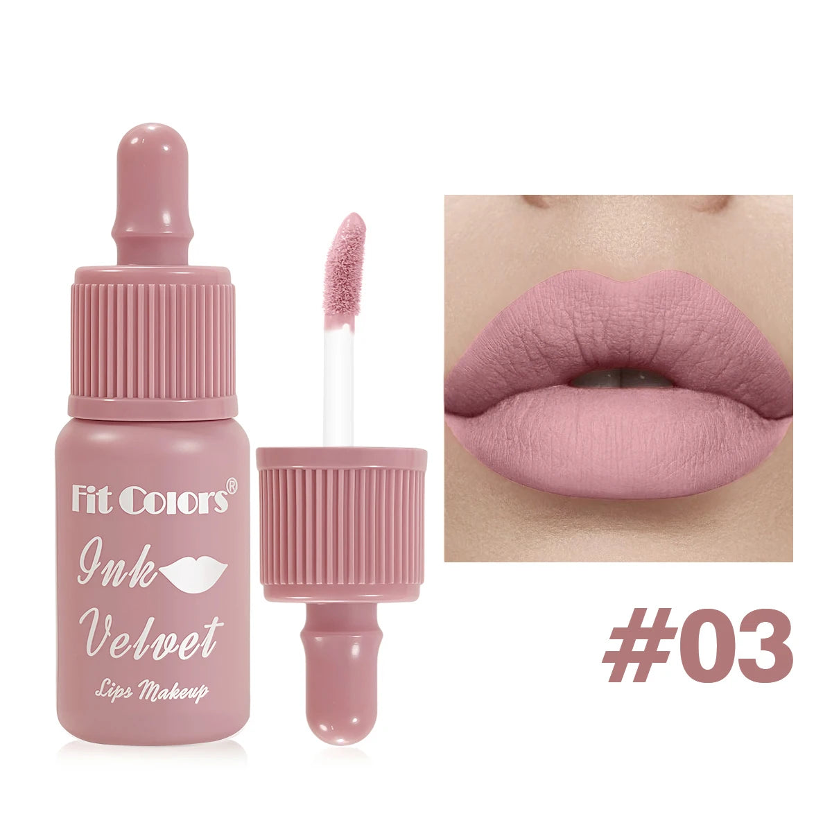 Fit Colors Velvet Matte Liquid Lipstick – Waterproof, Long-Lasting