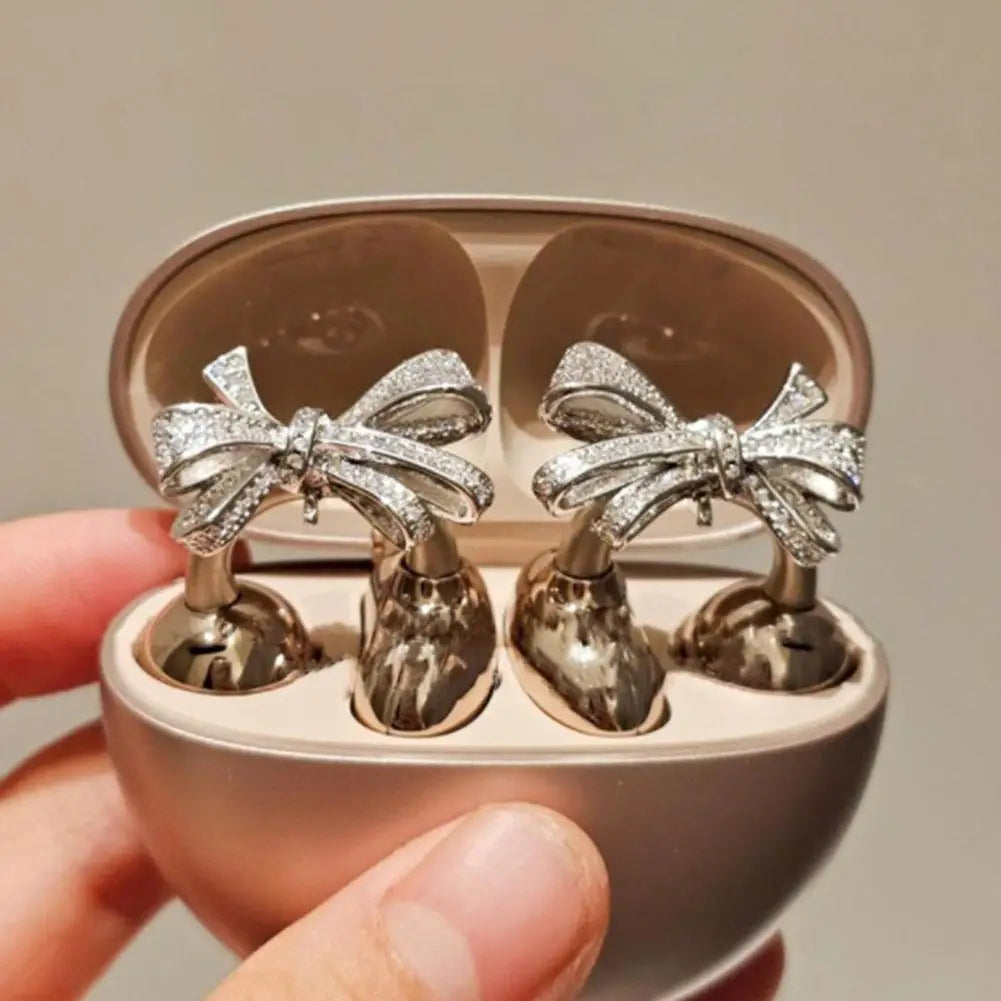 Rhinestone Clip-On Earphone Decoration | DIY Zirconia Earbud Charm