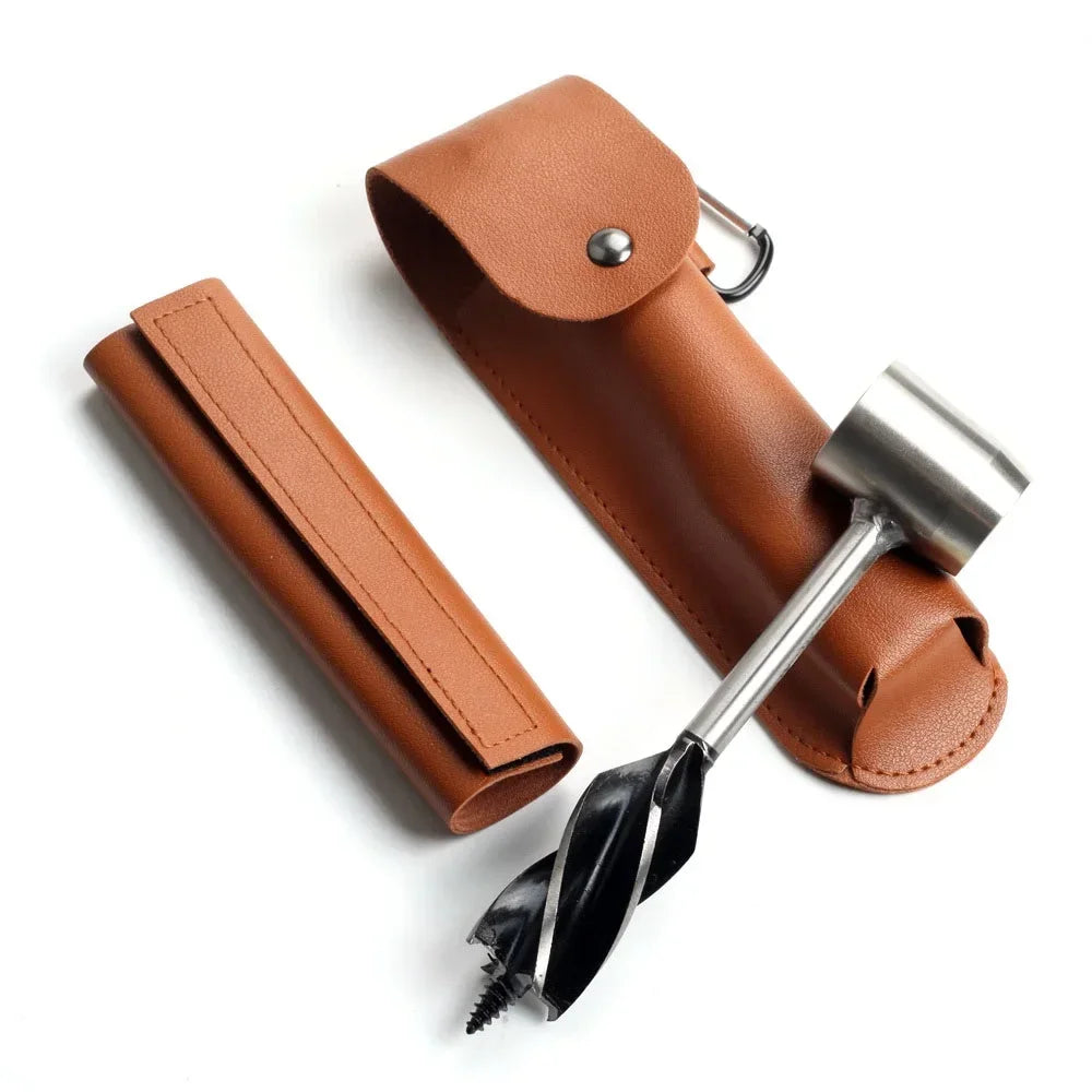 SLADE Hand Auger Drill Bit – Bushcraft & Camping Wood Tool Hand Auger Drill Bit Oasis Select Brown