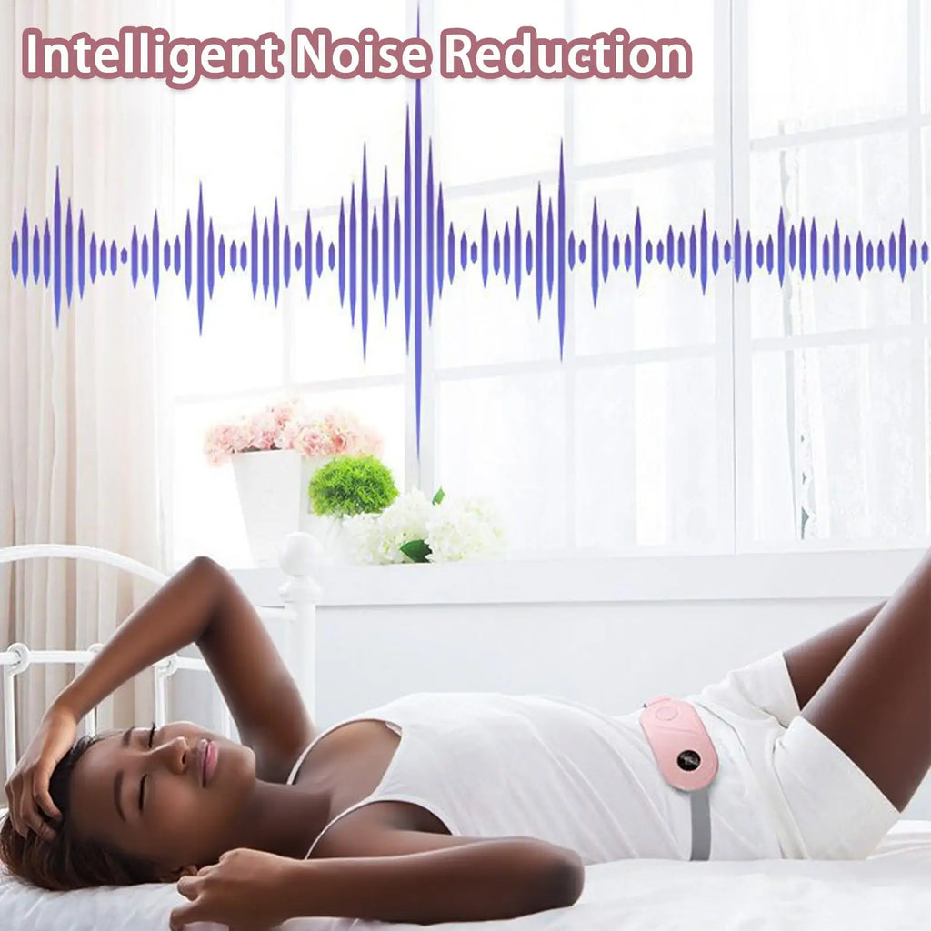 Heating Pad for Period Cramps Vibrating Heat Belt for Period Cramp Cordless Massager for Back Abdomen Waist Home Bed Office Oasis Select