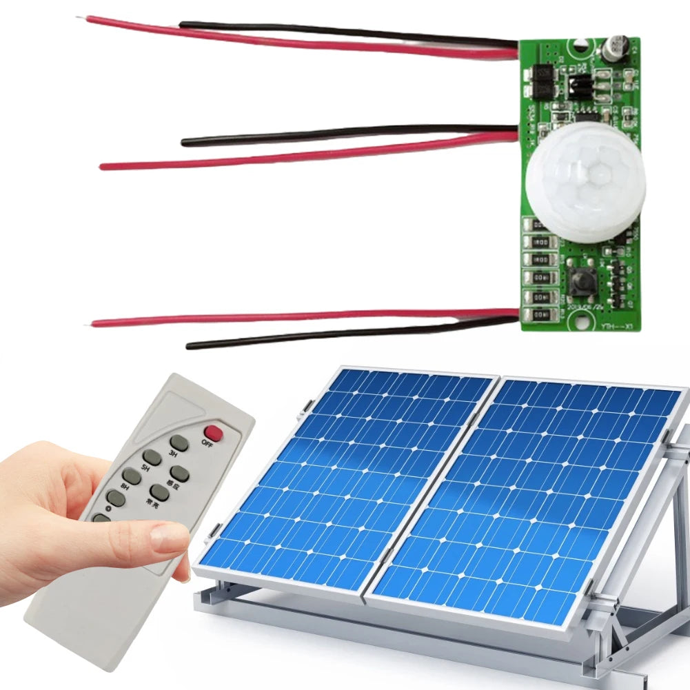 Solar Street Light Controller Board PIR Motion Sensor & Remote Solar Light Controller Oasis Select United States