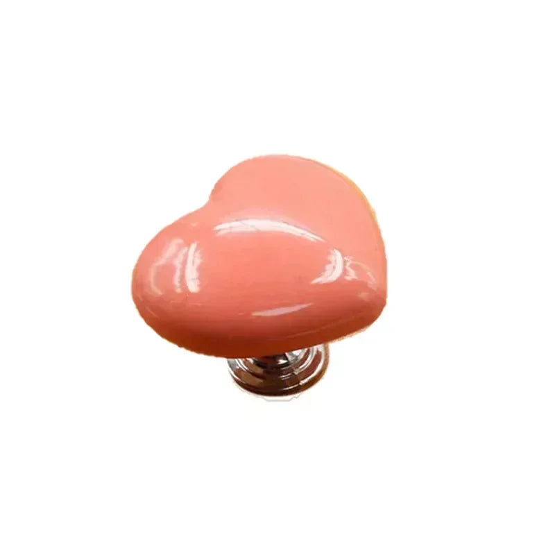 Heart Shape Toilet Flush Button Presser – Nail-Friendly Decor Toilet Button Presser Oasis Select Pink