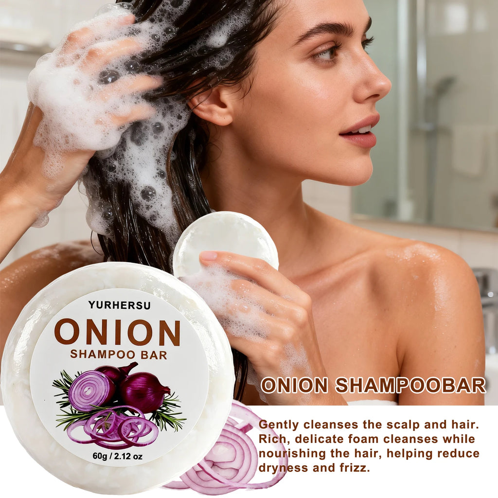 Vegan Onion Shampoo Bar – Oil Control, Frizz & Scalp Care Solid Shampoo Bar Oasis Select