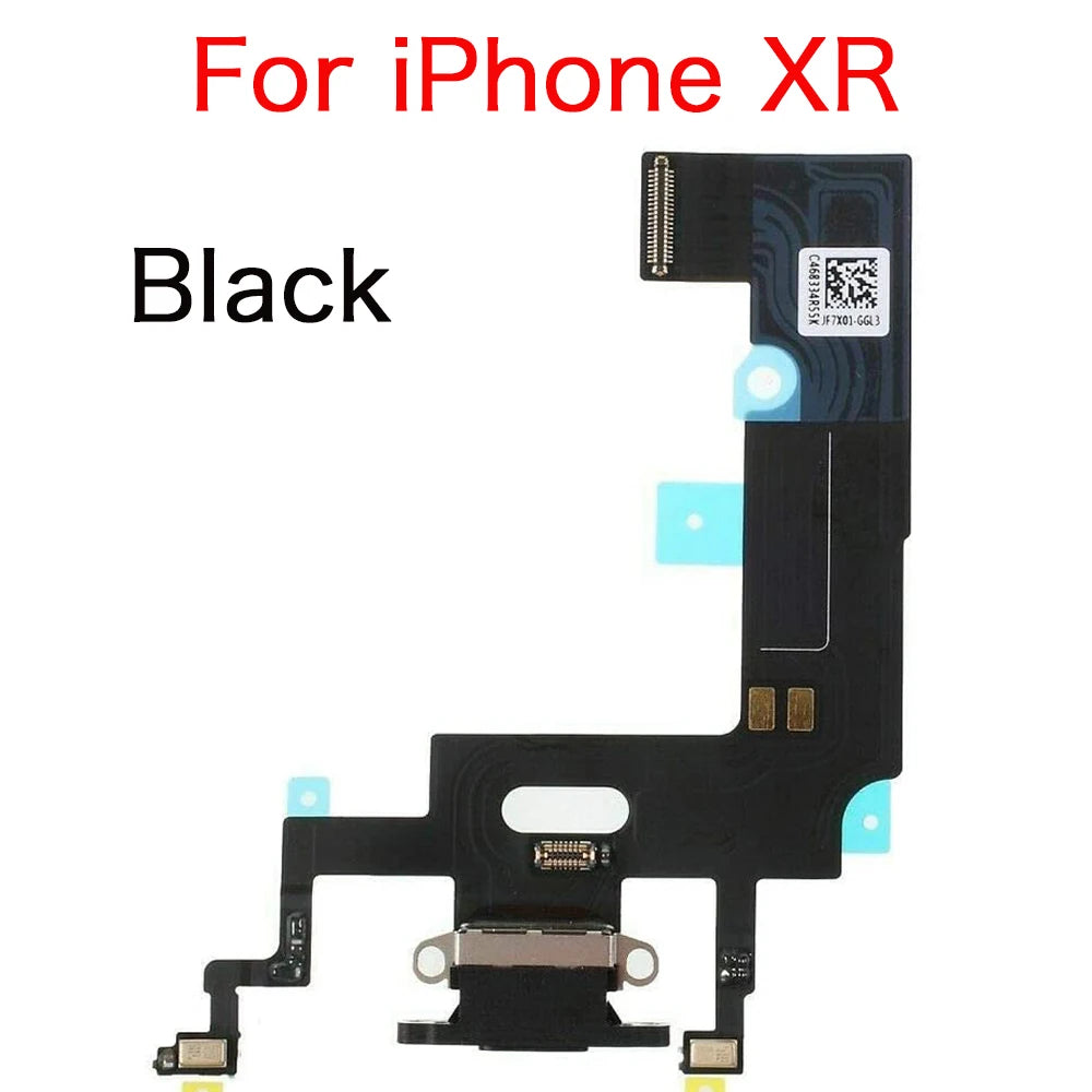 iPhone X XR XS Max Charging Port Dock Flex Cable & Mic Replacement