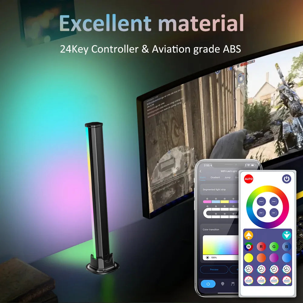 SHINEKNOT RGB Dimmable Mood Light – Gaming Desk Ambient Lamp