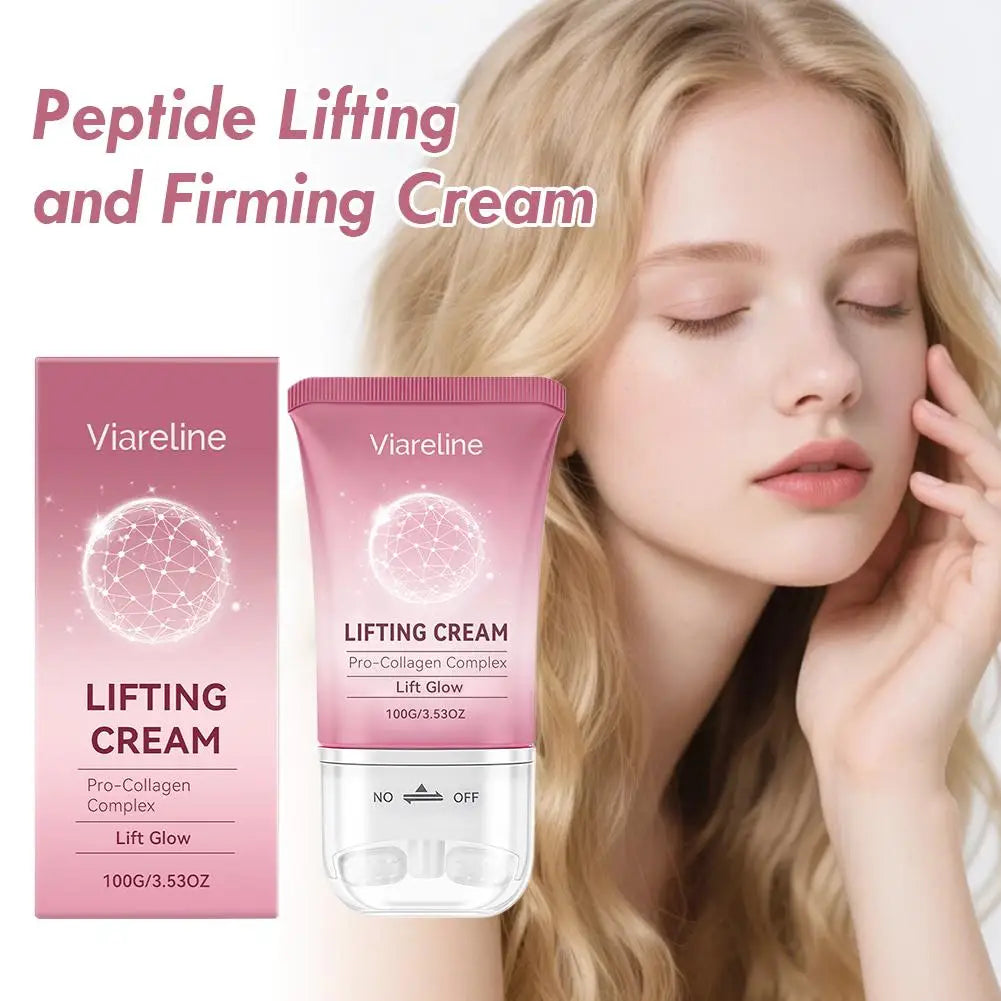Pro-Collagen Firming Neck Cream With Massage Roller, Lifting, Reduces Fine Lines, Neck Skin Tightening, Anti-Aging, Necks Care Oasis Select