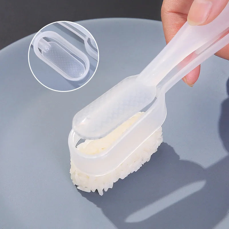 1pcs Nigiri Sushi Mold Onigiri Rice Sushi Maker Warship Sushi Mold Bento Oval Rice Making Breakfast Kitchen Tools Easy Sushi Kit Oasis Select